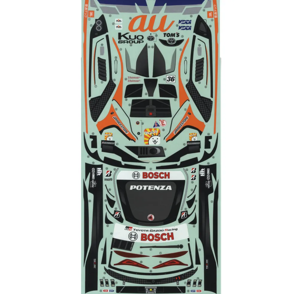 Tamiya 19490062 Aufkleber / Sticker TOMs Supra (58703)
