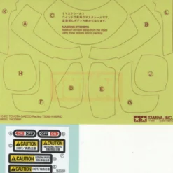 Tamiya 19495958 Aufkleber / Sticker Toyota TS050