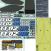 Tamiya 19490081 Aufkleber / Sticker TT-02BR