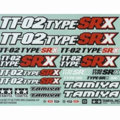 Tamiya 11424540 Aufkleber / Sticker TT-02SRX