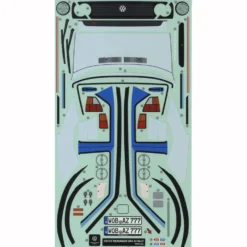 Tamiya 19490076 Aufkleber/Sticker Volkswagen Golf Mk2 GTI 16V Rally