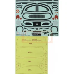 Tamiya 19495984 Aufkleber / Sticker VW Karmann Ghia