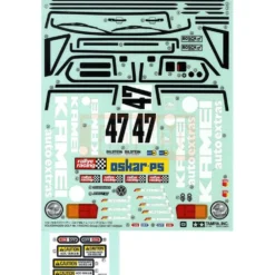 Tamiya Aufkleber VW Golf I Racing Gr.2 Kamei #19498086