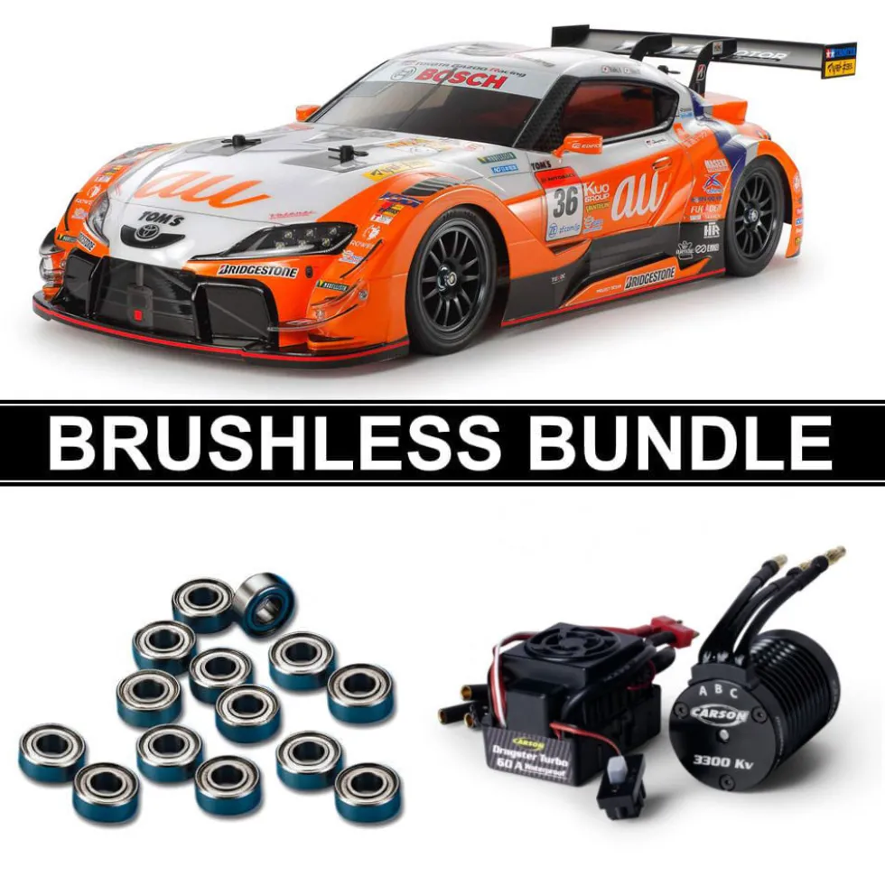 Tamiya 58703 au TOMs GR Supra (TT-02) BRUSHLESS-BUNDLE