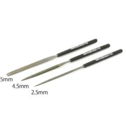 Tamiya 74104 Basic Feilen-Set Plastik/RC (Flach/Rund/Halbrund)