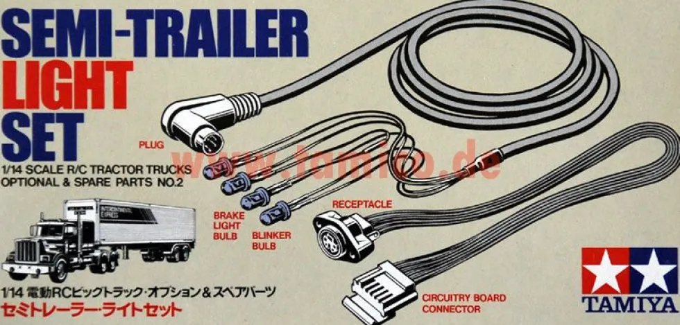 Tamiya Beleuchtungssatz für Tamiya Truck-Anhänger #56502