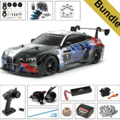 Tamiya 58751 BMW M4 GT3 Evo 2025/Launch Edition (TT-02) BUNDLE "Gold"