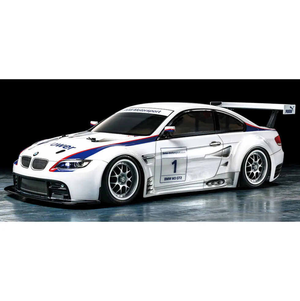 Tamiya 58449 BMW M3 GT2 2009 (TT-01E) mit Licht Bausatz