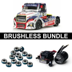 Tamiya 58661 Buggyra Fat Fox Race Truck 1:14 TT-01E BRUSHLESS-BUNDLE