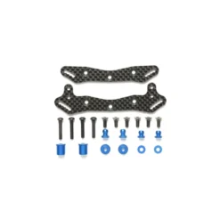 Tamiya Carbon Dämpferbrücke vorne & hinten für BigBore-Dämpfer TB-04
