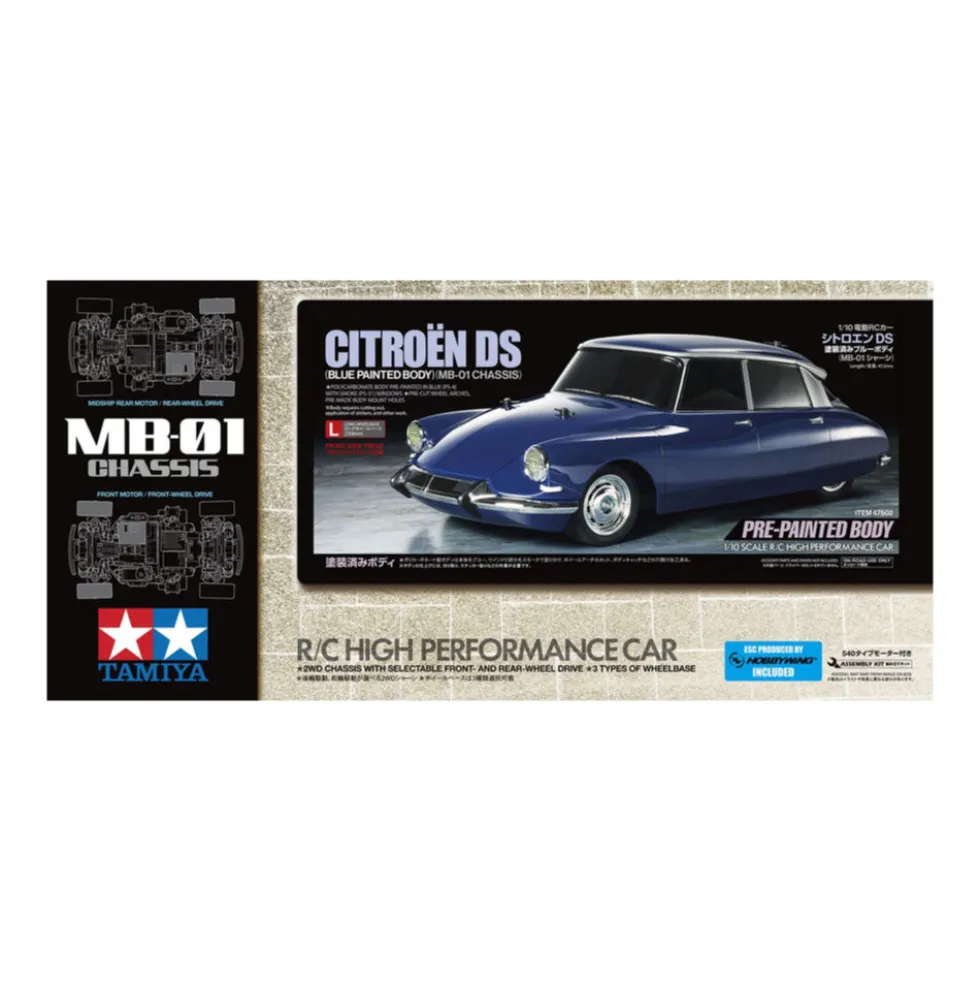 Tamiya 47502 Citroen DS MB-01 (vorlackiert) Bausatz