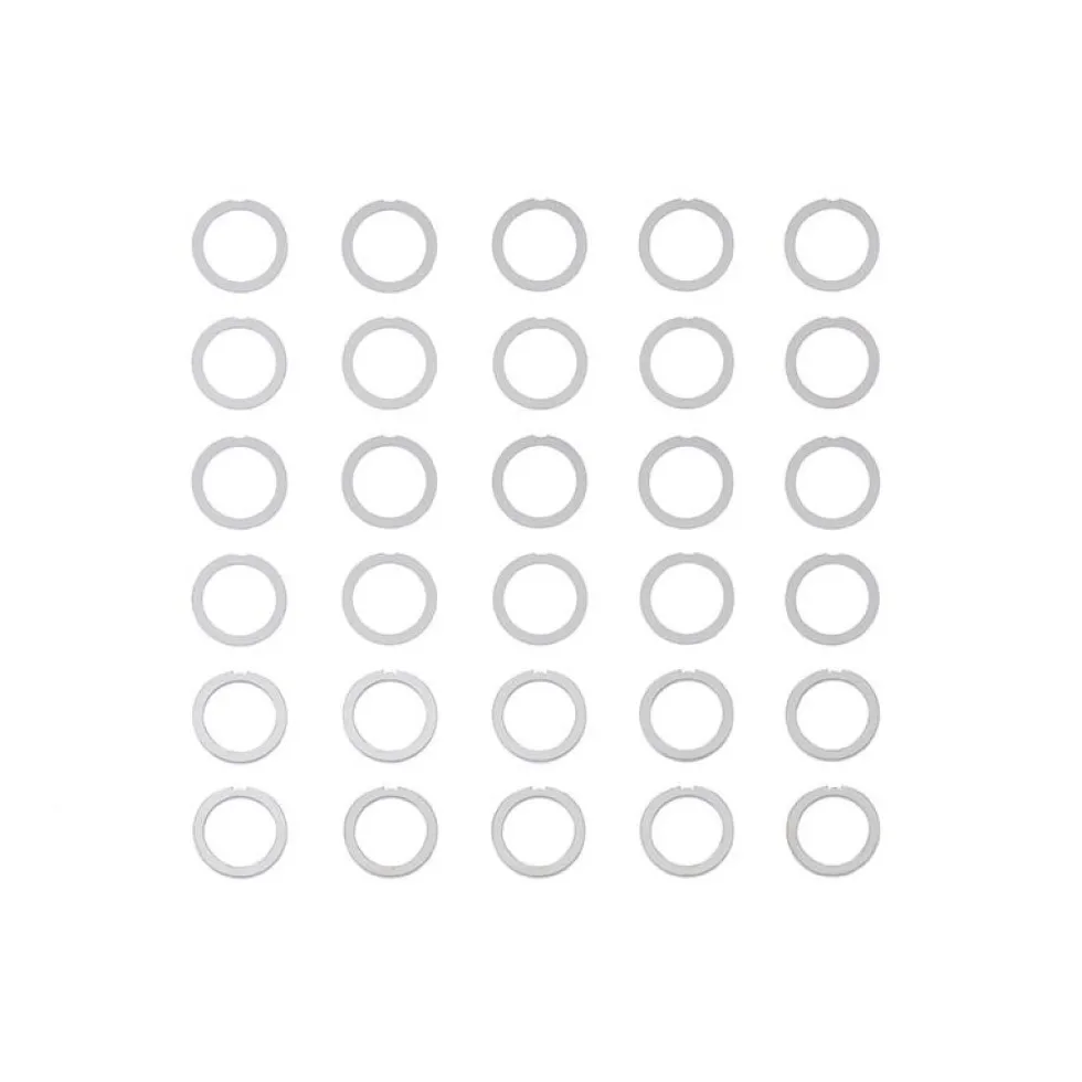 Tamiya Distanzscheiben-Set 6mm (0,1 / 0,2 / 0,3mm je 10 Stk.) #53726