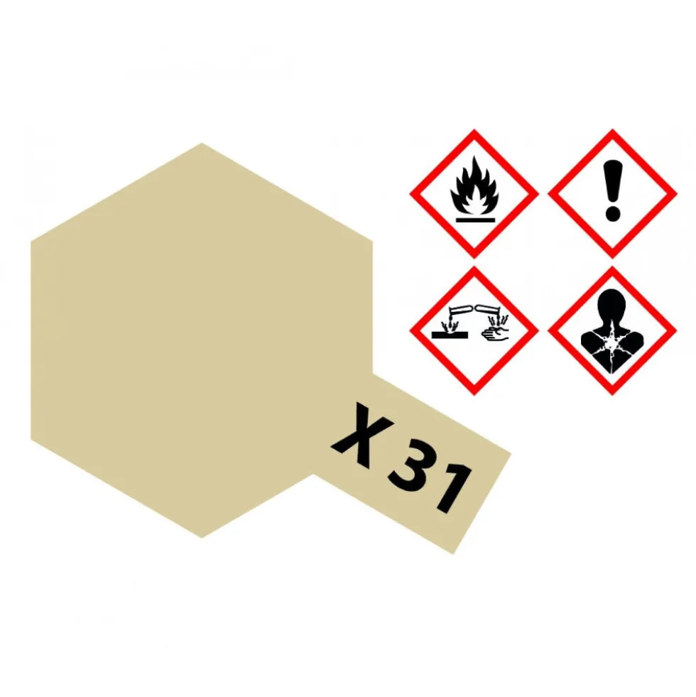 Tamiya Farbe X-31 Titanium Gold glänzend