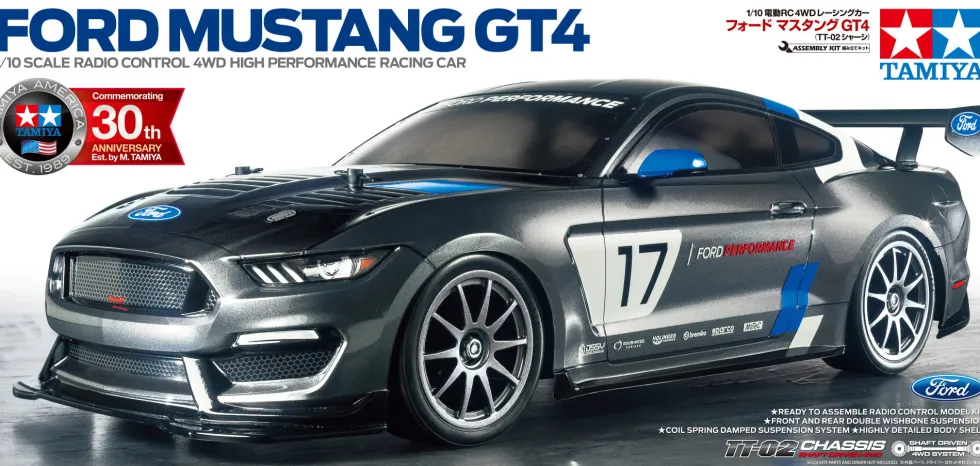 Tamiya 58664 Ford Mustang GT4 TT-02 Bausatz