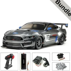 Tamiya 58664 Ford Mustang GT4 TT-02 BUNDLE "Silber"
