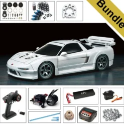 Tamiya 58739 Honda NSX 1998 Racing (TT-02) BUNDLE "Gold"