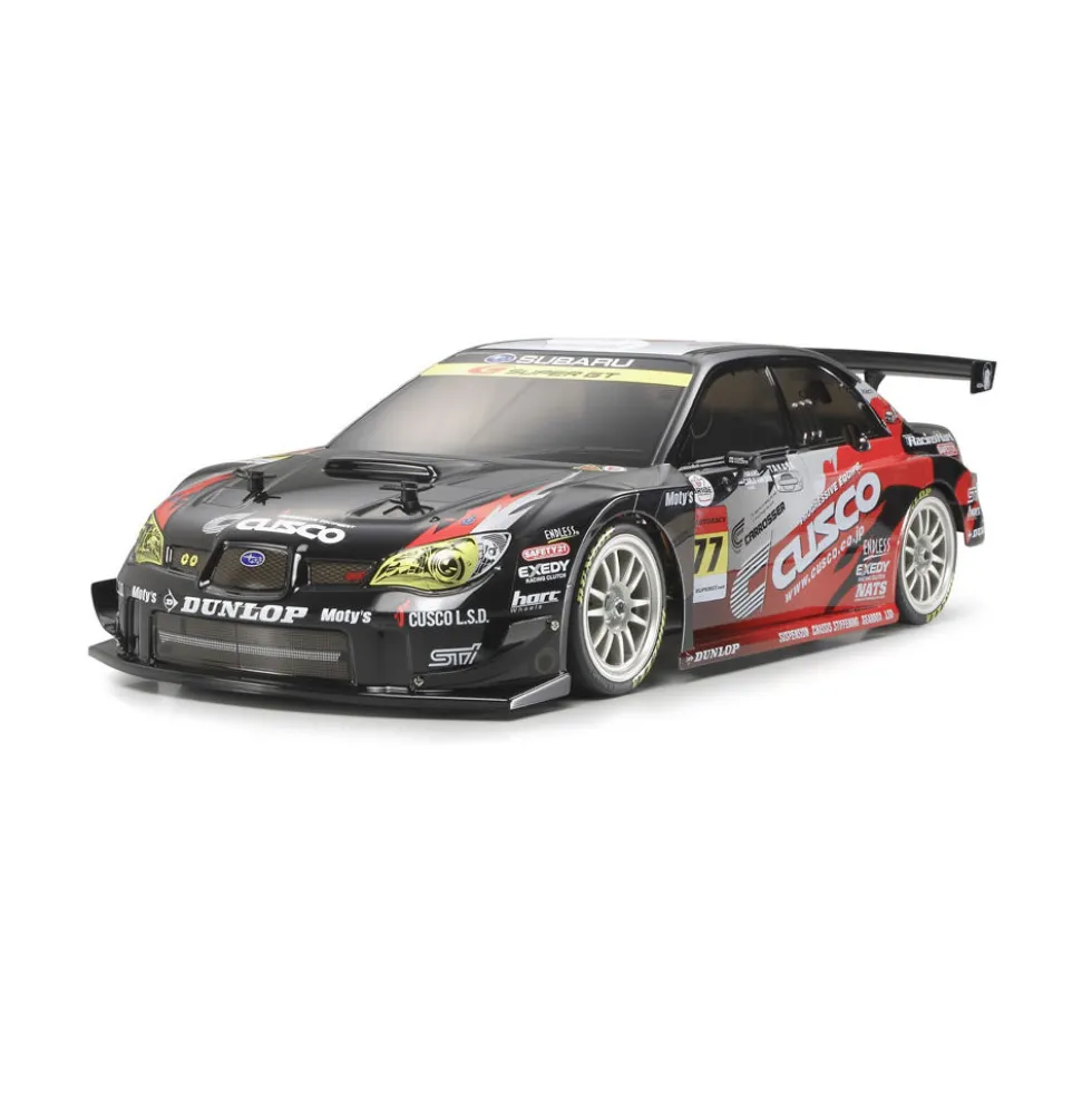 Tamiya 1825573 Karosserie Cusco Dunlop Subaru (unlackiert)