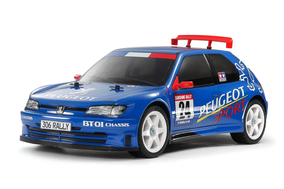 Tamiya 51753 Karosserie-Satz Peugeot 306 Maxi Radstand: 257mm (unlackiert)