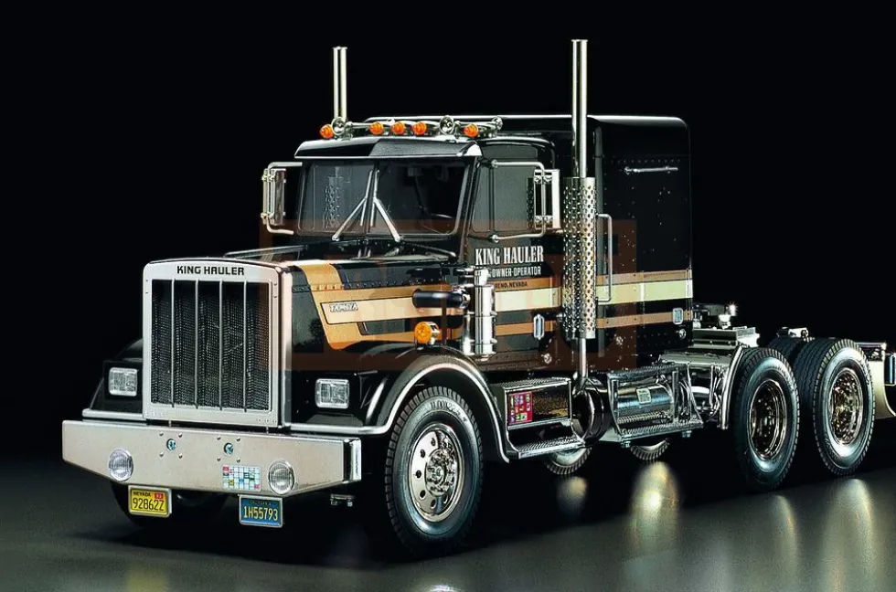 Tamiya 56336 King Hauler (schwarz vorlackiert) BUNDLE "Gold"