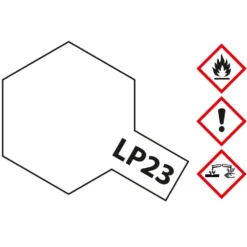 Tamiya 82123 Kunstharz-Farbe LP-23 Klarlack matt 10ml