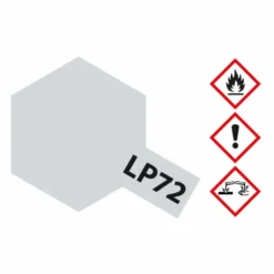 Tamiya 82172 Kunstharz-Farbe LP-72 Mica Silber glänzend 10ml