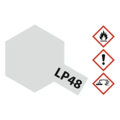 Tamiya 82148 Kunstharz-Farbe LP-48 Sparkling Silber glzd. 10ml