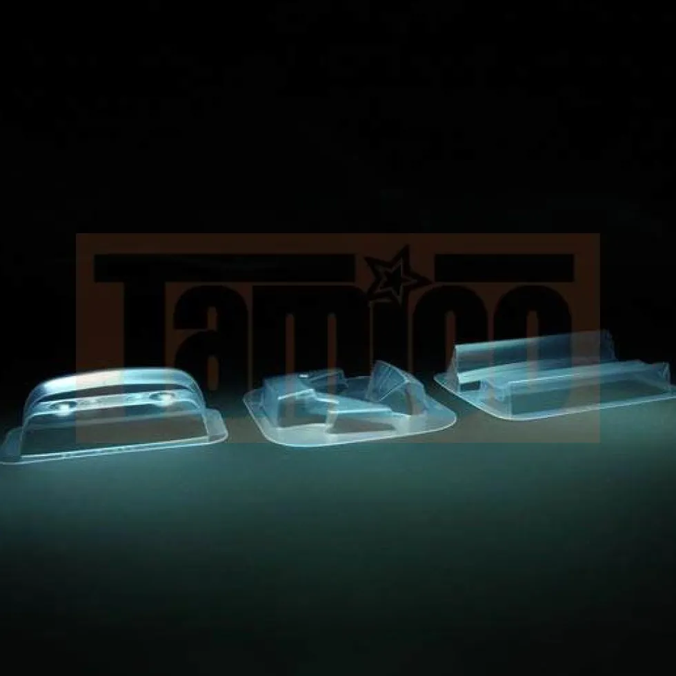 Tamiya 11825800 Lexan Flügel / Lampeneinsätze für Ford Capri