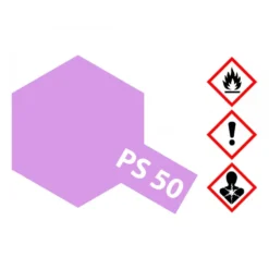 Tamiya Lexan Spray Dose PS-50 Aluminiumeffekt Rot Farbspray