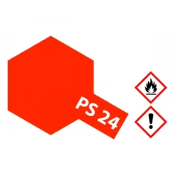 Tamiya Lexan Spray Dose PS-24 Leucht Orange / Neon Orange Farbspray