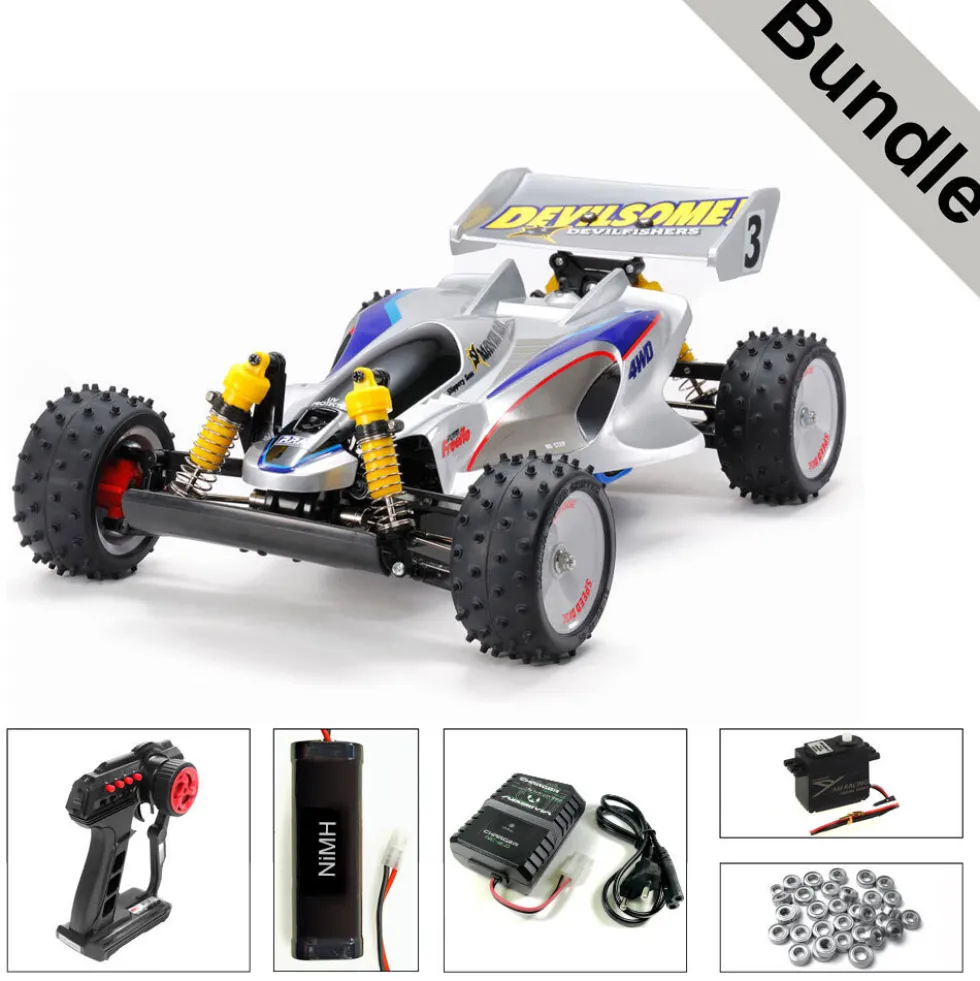 Tamiya 47367 Manta Ray (2018) BUNDLE "Silber"