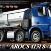 Tamiya 47523 MB Arocs 4151 8x4 Kipper 1:14 Bausatz Candy-Grün