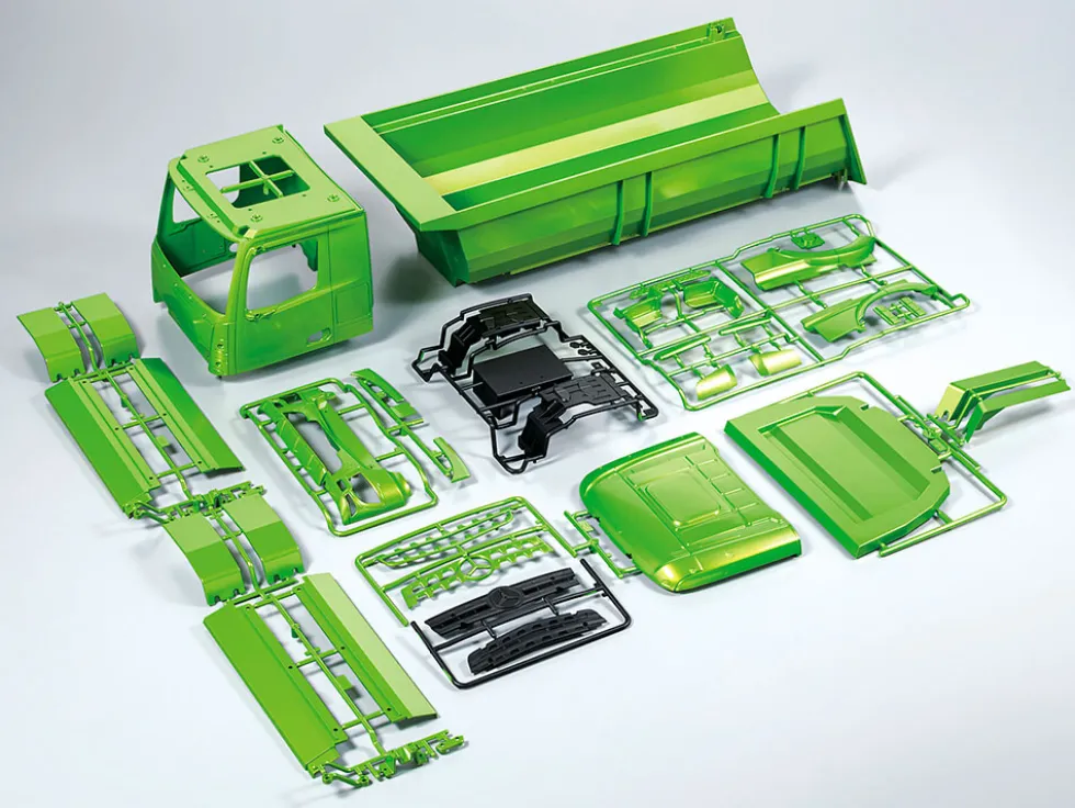 Tamiya 47523 MB Arocs 4151 8x4 Kipper 1:14 Bausatz Candy-Grün