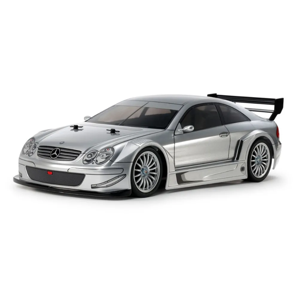 Tamiya 47493 MB CLK AMG 2002 (TT-02) Bausatz 1:10 (silber vorlackiert)