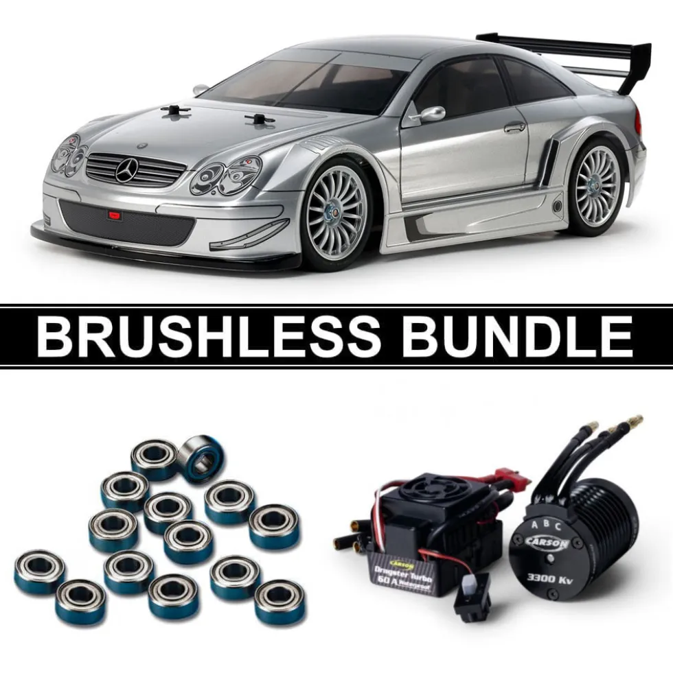 Tamiya 58722 MB CLK AMG 2002 (TT-02) BRUSHLESS-BUNDLE