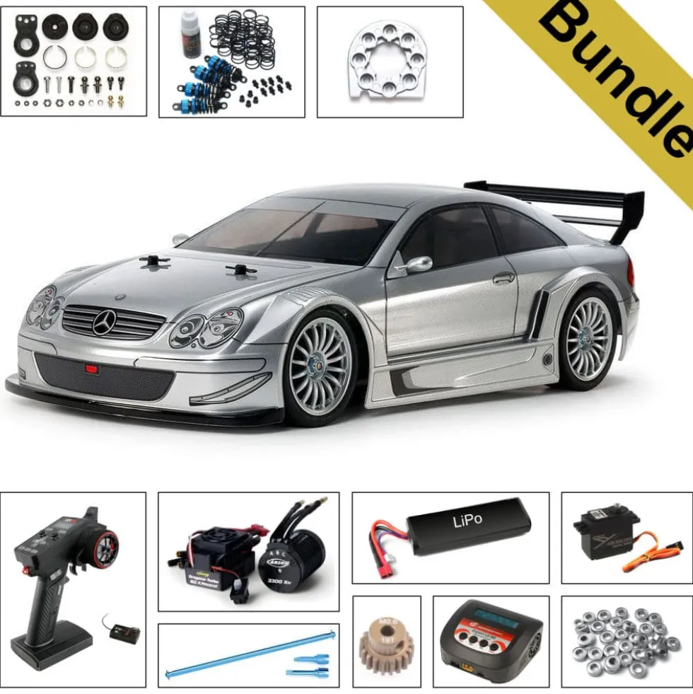 Tamiya 58722 MB CLK AMG 2002 (TT-02) BUNDLE "Gold"