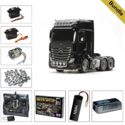 Tamiya 56348 Mercedes-Benz Actros 3363 Giga Space 6x4 BUNDLE "Gold"