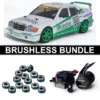 Tamiya 58656 Mercedes-Benz 190E Debis Zakspeed TT-01E BRUSHLESS-BUNDLE