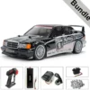Tamiya 47525 Mercedes-Benz 190E Evo.II 1991 vorlackiert (TT-02) BUNDLE "Silber"