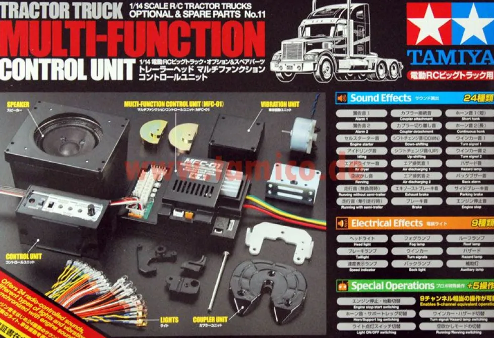 Tamiya MFC-01 Multifunktionseinheit für Tamiya-Trucks #56511