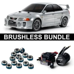Tamiya 58713 Mitsubishi Lancer Evo V (TT-02) BRUSHLESS-BUNDLE