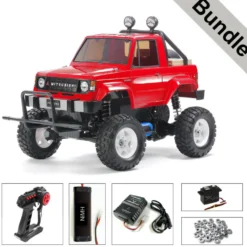 Tamiya 58727 Mitsubishi Pajero (CW-01) BUNDLE "Silber"