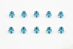 Tamiya 53869 5mm Alu Kugelmutter blau (10)