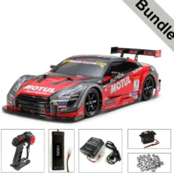 Tamiya 58625 MOTUL Autech GT-R (TT-02) BUNDLE "Silber"