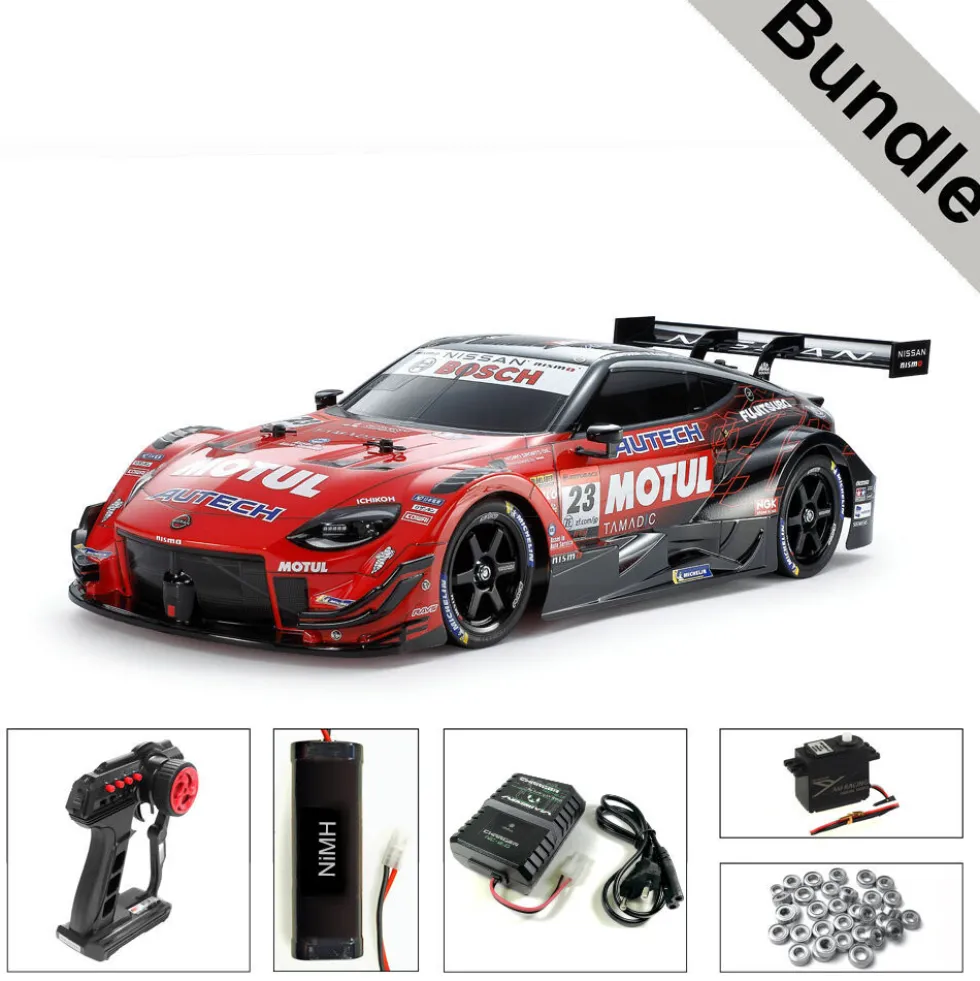 Tamiya 58735 Motul Autech Z 2023 (TT-02) BUNDLE "Silber"