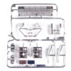 Tamiya 19115610 N-Teile Chrom Anbauteile Ford F-150 Ranger XLT Bausatz