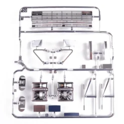 Tamiya 19115610 N-Teile Chrom Anbauteile Ford F-150 Ranger XLT Bausatz