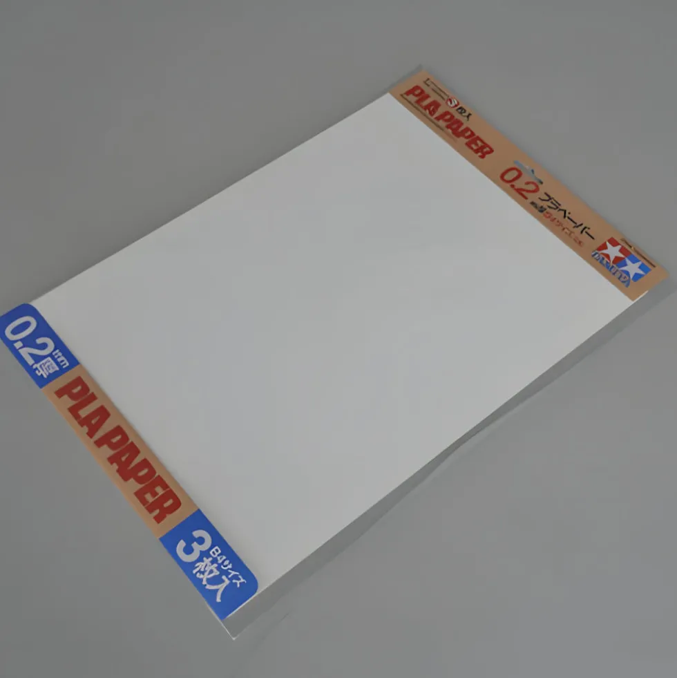 Tamiya 70209 Polystyrol Paper/Platte 0.2mm 364x257mm (3)