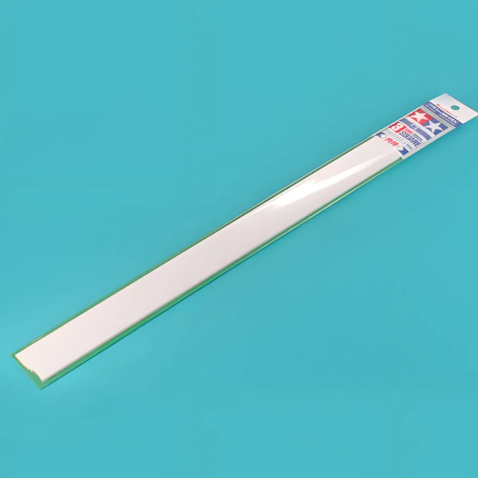 Tamiya 70130 Polystyrol Vierkant-Profil weiß 3x3x400mm (10)