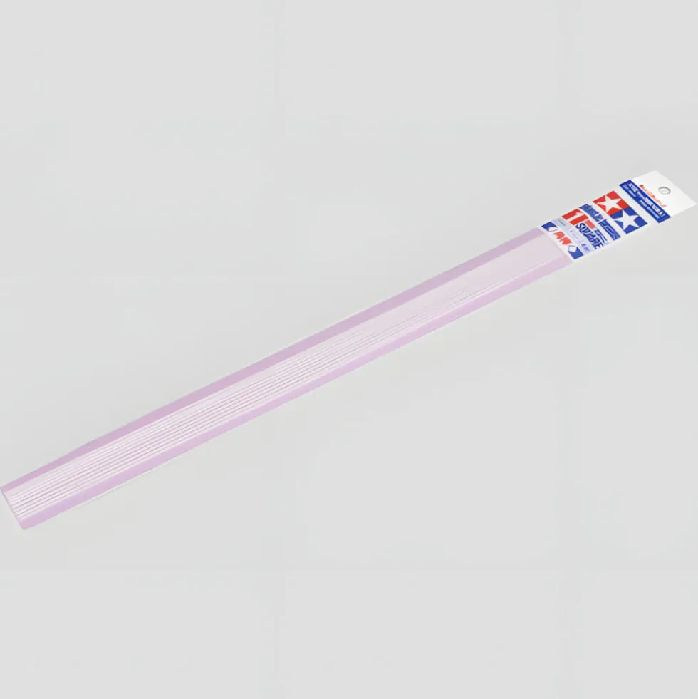 Tamiya 70173 Polystyrol Vierkant-Profil weiß 1x1x400mm (10)