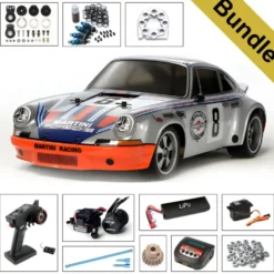 Tamiya 58571 Porsche 911 Carrera RSR TT-02 BUNDLE "Gold"